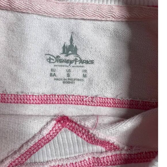 Disney Parks Pink Pullover with Princess graphic size small girls - Picture 5 of 5